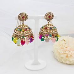 HIRA Antique gold reverse AD polki stine Beaded Jhumka/jhumki Earrings with earchain/sahare. Earrings Drop Lenth: 7CM Drop width:3.5CM   We try to take pictures as natural as we can but color may vary due to camera light setting. Multicolor Temple Jewelry Jhumkas For Celebration, Multicolor Chandbali Chandelier Earrings For Diwali, Multicolor Temple Jewelry Jhumkas For Festive Occasions, Multicolor Chandbali Bollywood Bridal Earrings, Festive Multicolor Temple Jewelry Jhumkas, Multicolor Bollywood Chandbali Bridal Earrings, Multicolor Bollywood Bridal Earrings With Tilla, Bollywood Chandbali Bridal Earrings, Bollywood Multicolor Chandbali Bridal Earrings