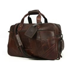 The Aaron Leather Duffle Bag is the perfect accessory for anyone who loves to travel. This handsome bag is made of high-quality hard wax buffalo leather and is stitched by world-class craftsmen. It features a stylish and vintage look, with strong and reliable interiors. The bag comes with 1 large compartment and zippered pockets, making it ideal for holding all of your essentials while traveling. Size: M.  Color: Multicolor.  Gender: unisex.  Age Group: adult. Brown Duffle Bag With Top Handle For Overnight Trips, Brown Luggage With Top Carry Handle For Overnight Trips, Rectangular Brown Duffle Bag For Weekend Trips, Functional Brown Duffle Bag For Trip, Brown Rectangular Duffle Bag For Weekend Trips, Brown Functional Duffle Bag For Trip, Brown Rectangular Travel Bag For Overnight Trips, Brown Gym Bag With Luggage Sleeve For Weekend Trips, Brown Weekender Bag For Overnight Trips