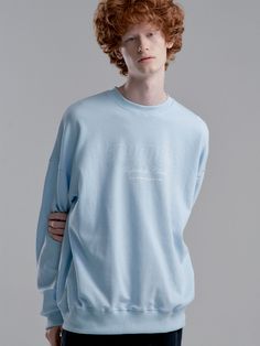 Editor's NotesCOLLECTION SWEATSHIRT SKY BLUE from PAPERBOY is a sweatshirt product made from fabric that has been subjected to shrink-resistant processing. It has a high-quality neckline and has graphic prints or embroidery details.- Semi-loose fit- Embroidery detail- Graphics printed- High quality stitchesMeasurements (in.)- S / M / L / XL- Length: 26.3 / 27.9 / 28.7 / 29.1 in.- Shoulder: 24.0 / 24.4 / 24.8 / 25.5 in.- Chest: 24.0 / 24.8 / 25.1 / 25.9 in.- Sleeve length: 20.8 / 22.0 / 22.8 / 23.2 in.*Model Information- Male- Height: 6'0 Size: XL- Female- Height: 5'6 Size: SComposition & Care- 65% COTTON, 35% POLYESTER- Dry Clean OnlyDesigner- by PAPERBOY Light Blue Relaxed Fit Sweatshirt For Streetwear, Light Blue Crew Neck Cotton Hoodie, Sporty Light Blue Sweatshirt For Streetwear, Light Blue Sporty Sweatshirt For Streetwear, Light Blue Sweatshirt With Ribbed Cuffs For Streetwear, Relaxed Fit Light Blue Long Sleeve Sweatshirt, Light Blue Relaxed Fit Long Sleeve Hoodie, Light Blue Long Sleeve Sweatshirt With Ribbed Cuffs, Oversized Light Blue Long Sleeve Sweatshirt