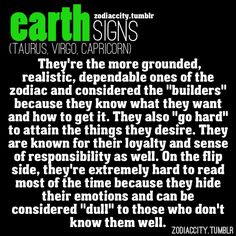 an advertisement with the words earth signs in green and black text, on a black background