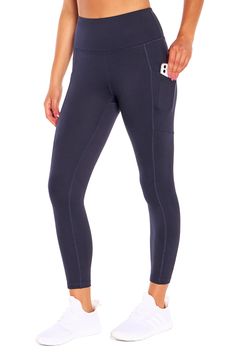 PRICES MAY VARY. High-rise legging with 4" PowerMesh lining waistband for full coverage, tummy control, and slimming compression. Contender Luxe is fit for ultimate versatility and everyday comfort. It's a moisture-wicking and double-knit fabric for added coverage, with a brushed finished that makes it soft, smooth and extra cozy. Drop-in side pockets keep essentials at hand. Inseam: 27 inches 21 Day Fix Workouts, Fitness Tracker Printable, Daily Progress, Printable Workouts, Fitness Planner, Pocket Leggings, High Rise Leggings, Pair Of Pants, Bra Cups