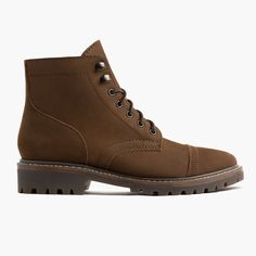 Essential Women's Cap Toe Lace-Up Boot in Tan Matte WeatherSafe™ Nubuck. Handcrafted with the Highest Quality Materials Using Poron® Shock-Absorbing Insoles. 2,500+ Verified Customer Reviews. Shop Now For Free Shipping & Returns! Thursday Boots Women, Cork Bed, Thursday Boot Company, Thursday Boots, Keds Champion, Boot Companies, Rugged Look, Work Clothing, Shoe Inspiration