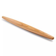 a wooden toothbrush on a white background