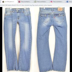 Levi's 542 jeans - slouch, flare twisted leg, flap back pockets. This is the Misses of junior 504 slouch. 99% cotton + 1% spandex. Size 10 ... Read measurements in listing ~ http://thecurrentfashion.com #TheCurrentFashion | #eBayFashion #eBay #ShopMyCloset #Poshmark #Bonanza #BonanzaMarket #fashion #style #need #Levis #LiveInLevis #LevisJeans #LevisDenim #LadiesInLevis #slouchjeans #542jeans #Levis542 #jeans #denim #twistedleg #flare #flareleg #flarejeans #flaredjeans #vintageLevis #vintagejeans Slouch Jeans, Levis Denim, Levis Jeans