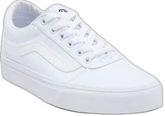 White Skate Shoes With Textured Sole For Streetwear, Vans Sneakers With Perforated Toe Box For Streetwear, Vans Canvas Shoes With Vulcanized Sole, Vans Lace-up Skate Shoes With Rubber Waffle Outsoles, Sporty Cotton Sneakers For Skateboarding, Vans Sneakers With Textured Sole For Streetwear, Vans Low-top Sneakers For Skateboarding, Vans Low-top Skate Shoes With Textured Sole, Vans High-top Sneakers With Textured Sole