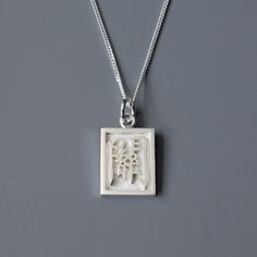 "Welcome to Yew & Yong! This customizable Chinese character necklace is designed and handcrafted by us with love and care in our home studio in Malaysia. Materials: 925 sterling silver Pendant Size: 20*1.6MM Chain length: No chain/ 45CM / 50CM / 58CM Weight: Approximately 5g PERSONALIZATION:  - Available in 4 different Chinese font styles. Type your preferred character and style in the \"Personalization\" section, the ring will be made in the manner your word has been entered.  - Contact us if you want to have a preview of the character before placing the order :) - Custom font styles, shapes, and sizes are available upon request - Please note that each piece is handmade to order, please allow 7-14 days turnaround.  Feel free to contact us if you have any issues or questions :) Thank you f Everyday Sterling Silver Hallmarked Necklace, Engraved Sterling Silver Custom Necklace, White Gold Sterling Silver Rectangular Necklace, Rectangular White Gold Sterling Silver Necklace, Sterling Silver Initial Pendant Necklace As Gift, Sterling Silver Initial Pendant Necklace For Gifts, White Sterling Silver Charm Necklace For Anniversary, Sterling Silver Name Necklace In White As A Gift, Sterling Silver Pendant Necklace As Gift