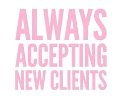 Nail Tech Quotes, Hair Salon Quotes, Esthetician Inspiration, Tech Quotes, Hair Salon Marketing, Accepting New Clients, Sophia Grace, Hairstylist Quotes, Lash Quotes