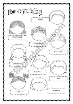 How Are You Feeling? | Worksheet | Education.com | How are you feeling ...