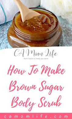 Learn how to make the best brown sugar body scrub so that you can keep some for yourself and give the rest away as wonderful gifts for all the special people in your life. This recipe uses items you should have in the pantry. Step up with organic ingredients for a clean recipe. #bodyscrub #brownsugarbodyscrub #DIYgifts #DIYbodyscrub #easybodyscrub