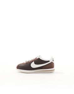 Nike Cortez TXT sneakers in brown | ASOS Nike Cortez, Brown Fashion, New Nike, Asos, Free Delivery, Nike, Sneakers