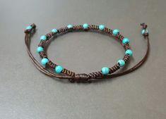 Hippie  Turquoise  Bracelet