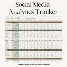 #Record_Template #Social_Media_Stats #Social_Media_Analytics #Social_Media_Strategy Record Template, Social Media Tracker, Social Media Stats, Learn Marketing, Marketing Analytics, Digital Marketing Trends, Social Media Analytics, Digital Marketing Social Media