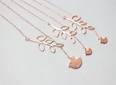 Matching Necklaces for Sisters,Friendship Set,Birds Charm, Rose Gold Jewellery,Bridesmaid gift, Tree Cute Charm Necklaces With Adjustable Chain, Delicate Adjustable Necklace For Gifting, Delicate Adjustable Necklace For Gifts, Delicate Adjustable Necklace For Gift, Cute Adjustable Necklaces As Gifts, Cute Adjustable Pendant Jewelry, Delicate Adjustable Length Necklace For Gift, Cute Adjustable Necklaces For Gifts, Adjustable Rose Gold Pendant Charm Necklaces