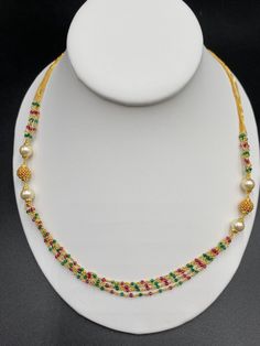 Multiple string multicolor Beads Chain Handmade jewelry One gram gold jewelry Silver plated jewelry Official Website globusfashions.com 🌸 S H O P . M O R E . S T Y L E S 🌸 https://www.etsy.com/shop/Globusfashions Necklaces - https://www.etsy.com/shop/Globusfashions?section_id=18712263 Bracelets - https://www.etsy.com/shop/Globusfashions?section_id=18969767 Pendant Sets - https://www.etsy.com/shop/Globusfashions?section_id=18707402 Tikka - https://www.etsy.com/shop/Globusfashions?section_id=200 Multicolor Gold Beaded Jewelry For Wedding, Celebration Pearl Chain Jewelry With Round Beads, Celebration Jewelry With Pearl Chain And Round Beads, Festive Green Beaded Necklace With Pearl Chain, Festive Bridal Necklace With Round Beaded Chain, Multicolor Gold Beads Jewelry For Celebration, Festive Necklaces With Tiny Round Beads, Festive Pearl Necklace With Beaded Chain, Festive Pearl Necklace With Round Beaded Chain