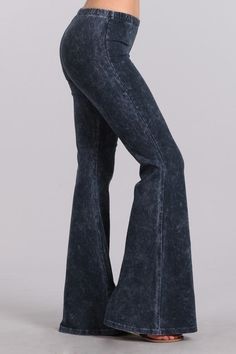 So Amazing! Looks like mineral jeans, but feels like leggings, has elastic waist. Each item is hand-dyed, should expect variations. American made Cotton/Spandex 93/7 Jersey. Great Resort Wear! Stay Sexy! Stonewashed Straight Leg Bottoms For Fall, Fall Stonewashed Straight Leg Bottoms, Mid-rise Washed Pants For Fall, Trendy Soft-washed Jeans For Fall, Trendy Non-stretch Washed Pants, Faded Stretch Mid-rise Bottoms, Stretch Mid-rise Faded Bottoms, Chic Washed Blue Bottoms For Fall, Fall Washed Denim Blue Pants