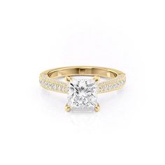 The Catherine YG PR Yellow Gold Engagement Ring, Colored Engagement Rings, Lab Diamond Engagement Ring, Rose Gold Wedding Bands, Engagement Rings Round, Yellow Gold Engagement, Yellow Gold Engagement Rings, Eternity Wedding Band, Princess Diamond