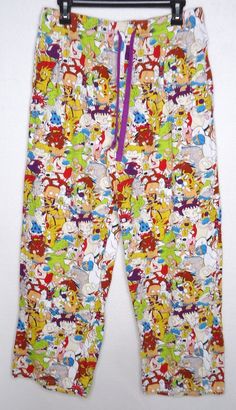 Nickelodeon Lounge Pants Pajama Bottoms Large Mens 90's Rugrats Ren & Stempy Cat | eBay Mens 90s, Pajama Bottoms, Lounge Pants, Nickelodeon, Men's Clothing, Pajamas, Lounge, Mens Outfits, Pants