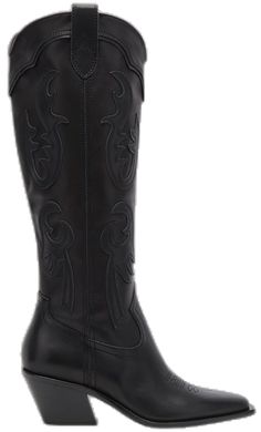 Tall Boot, Western Boot, Boots Black, Rodeo, Black Leather, Black White, Boots, Leather, Black