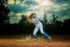 a baseball player is running on the field