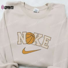 Introducing the Basketball x Nike Sport Embroidered Shirt, NBA Sport Embroidered Shirt, and Nike Inspired Embroidered Shirt – the ultimate Custom Nike Hoodie Ideas, Homemade Nike Sweatshirt, Nike Sweatshirts Diy, Basketball Sweatshirts Design, Nike Clothes Aesthetic, Cute Nike Sweatshirts, Diy Nike Sweatshirt, Casual Nike Outfits, Cute Basketball Outfits