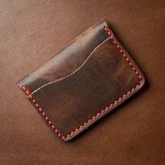 Horween Chromexcel, Create Board, Fun Wallets, Horween Leather, Front Pocket Wallet, Personalized Keychain, School Fashion, Modern Aesthetics, Your Cards