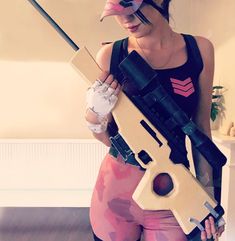 Made this #fortnite sniper a while ago using @andy_dft template (thanks! 🙋🏻‍♀️) - still some details to add but happy with how it's looking… Survival Games, Taking Over The World, Gravity Falls