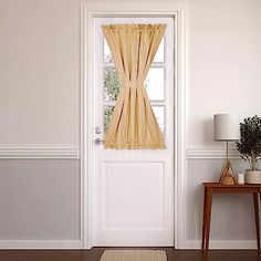 PRICES MAY VARY. 100% Polyester Perfect Fit for Small Door Windows: PANOVOUS door side curtains, measuring 25" W x 40" L, are designed for side light door windows and come with a matching tieback. Two rod pockets on both top and bottom make them easy to hang on your front door window or French door Effective Light Blocking & Insulation: These door curtains for sidelight windows effectively block light while also providing thermal insulation. They help maintain a steady room temperature by keepin Front Door Window Curtains, Front Door Side Windows, Curtains For Door, French Door Curtain Panels, Front Door Sidelights, Door Window Curtains, Door Panel Curtains, Front Door Curtains, Door Sidelights