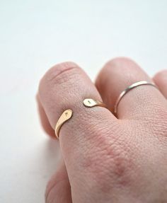 Custom Initial Ring - silver double initial monogram ring – Foamy Wader Minimalist Jewelry Earrings, Silver Initial Ring, Delicate Stacking Rings, Gold Initial Ring, Rose Gold Initial, Whidbey Island, Monogram Ring, Nautical Jewelry, Initial Monogram