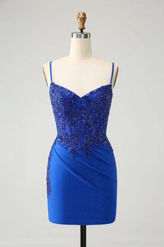 Wholesale Homecoming Dress Royal Blue Glitter Beading Corset Graduatio – Aimishang Dresses Wholesale Blue Club Dress, Classy Homecoming Dress, Corset Homecoming Dress, Royal Blue Homecoming Dress, Hoco Court, Tight Homecoming Dress, Homecoming Freshman, Homecoming Dresses Sparkly, Prom Dress With Train