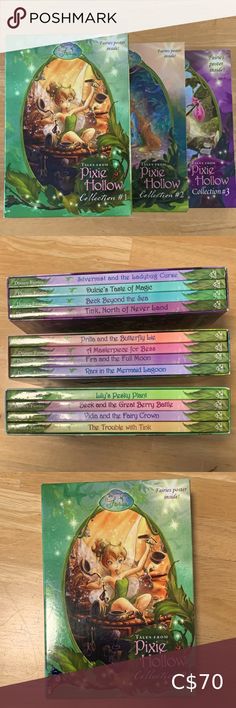 Disney - Complete Box Set Collection - Disney Fairies Tales from Pixie Hollow Tales Of Pixie Hollow, Disney Fairies Books, Tinkerbell Books, Unlocked Memories, Cottagecore Princess, Anna Kristoff, Future Library