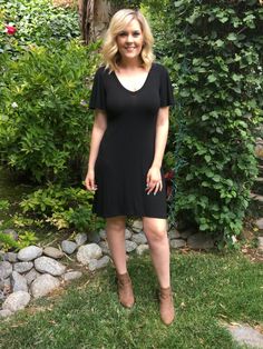 "Plus Size Dress, Black Dress, Dresses, Womens Plus Size Dress, Solid Black Dress, Plus Size Clothing Black, XS S M L XL 2X 3X, V Neck Dress, Short Sleeve, A Line. Plus Size Black Dress. Great dress, loose fitting with SLEEVES (you have been asking for sleeves)! XS 32\" Bust 32\" Waist 34\" from shoulder to hemline 361/2\" Small Bust 34\" Waist 36\" shoulder to hem 37 Medium Bust 36\" Waist 38\" shoulder to hem 37 1/2 Large Bust 38\" Waist 40\" shoulder to hem 38\" XL Bust 40\" Waist 42\" should Casual Black Short Sleeve V-neck Dress, Casual Black Mini Short Sleeve Dress, Black Stretch Mini Dress With Short Sleeves, Black Shift Mini Dress With V-neck, Black Mini T-shirt Dress For Spring, Casual Black Short Sleeve Dress, Black V-neck Short Sleeve Summer Dress, Black V-neck Short Sleeve Dress For Summer, Black Fitted V-neck Dress With Short Sleeves