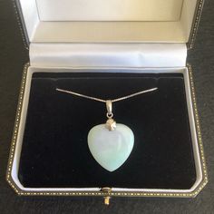 New 14kt White Gold Natural Light Purple And Light Green Pendant. Jewelry Store Inventory.26mmw 40mm H 6mm D Approx Jade Pendant Size:26mmw 30mmh 6mmd Approx Jade Size: New 925 Sterling Silver 18”Box Chain. 925 Italy Stamped. Box For Photo Only Not Included. #15 Green Jade Necklace, Green Pendant, Green Pendants, Jade Necklace, Purple Light, Jade Pendant, Green Jade, Jade Green, Box Chain