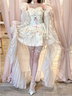 TAVIMART - Romantic Spring, Spring and Summer Fairy Pure Wind Atmosphere Dress by Diamond Honey~Pre-order Birthday Dress Women, Summer Fairy, Bow Print, Ballet Fashion, Floral Lace Dress, Girls Sweet, Sweet Floral, Lolita Dress, Birthday Dresses