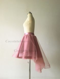 Custom Made(your own size, your preferred color, even your own design). 18# The price of hi low skirt getting to the regular price, 35.99usd. if you need more than 2 skirts, please contact with me for discount. High quality bridal tulle skirt with horse hair tulle as edge/trim, Listed skirt in satin waistband with zipper. if you need elastic waistband, please email me. Listed high low skirt has 10inches difference. front length is 18inches and back length is 28inches for your reference. It is al Pink Tulle Petticoat For Wedding, Elegant Pink Skirt For Bridesmaids, Elegant Pink Bridesmaid Skirt, Pink Ruffled Skirt For Prom, Pink Pleated Wedding Skirt, Pink Summer Prom Skirt, Pink Summer Skirt For Prom, Spring Wedding Pink Skirt, Summer Wedding Pink Petticoat