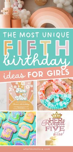 the most unique fifth birthday ideas for girls