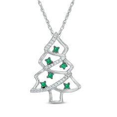 Diamond Christmas, Christmas Tree Necklace, Christmas Diamonds, Diamond Decorations, Fashion Pendant, Peoples Jewellers, Diamond Jewelry Designs, Solid Gold Chains, Tree Necklace