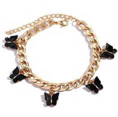 Description: Aesthetic soft girl style Butterfly Bracelet. This unique Soft Girl Bracelet is a perfect addition to any aesthetic jewelry box. Can be worn with any outfit and it's unique design is sure to be grabbing lots of attention! Free shipping Worldwide Delivery time: 15-35 days Trendy Adjustable Alloy Charm Bracelet, Trendy Alloy Bracelet With Adjustable Chain, Trendy Adjustable Chain Bracelet As Gift, Trendy Alloy Bracelets For Party, Trendy Alloy Party Bracelets, Trendy Black Charm Bracelet For Friendship, Trendy Black Charm Bracelet, Trendy Adjustable Chain Bracelet For Fashion, Trendy Black Friendship Charm Bracelet