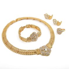 PRICES MAY VARY. 24K Gold Plated Jewelry Set White Stone Angel Wing Animal Feather Choker Jewelry Set Habesha Eritrea chain length:60cm Nickel free and lead free Metal: brass Best gift for your friend, family, lovers and so on 
CB Gold Jelwery 
CB Gold Jelwery is a fashion jewelry manufacturer in Amazon and promote our products to Southern America, India, the Middle East, Southeastern Asia, Africa and Europe. 
CB Gold Jelwery culture is "Honest, Optimistic, Respective and Cooperative". 
CB Gold Gold Flower-shaped Wedding Jewelry, Gold Flower Shaped Wedding Jewelry, Elegant Flower-shaped Jewelry Sets For Party, Elegant Flower Jewelry Sets For Party, Gold Flower-shaped Jewelry Sets For Formal Occasions, Gold Flower Shaped Jewelry Sets For Formal Occasions, Gold Plated Flower Shaped Jewelry For Parties, Party Flower-shaped Gold Jewelry Sets, Gold Flower Shaped Jewelry Sets For Wedding