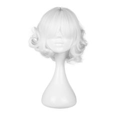 PRICES MAY VARY. Package: One Wig, One Wig Cap Material: High Temperature Heat Resistant Fiber Cap Construction: Classic Cap, Fit for Head Circumference from 50cm to 60cm Style: Full Wig, Halloween Christmas Party Hair Top Quality and Brand New COSPLAZA High Quality Professional Cosplay Costume Wig For Halloween, Christmas,Anime Show, Party, Gathering, Daily Wear, etc. Bug Oc, Aziraphale Cosplay, Curly Short Wig, Christmas Party Hairstyles, White Wig, Blonde With Pink, Anime Show, Curly Short, Cosplay Hair