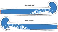 two snow skis cut out on top of each other