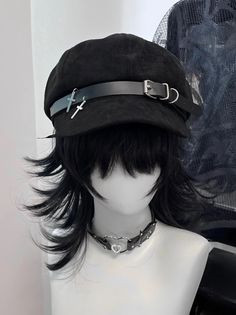 ❤punk metal casket❤︎ Punk Subculture, Concept Clothing, Hair Reference, Head Accessories, Character Outfits, Hair Designs, Look Cool, Dyed Hair, Cute Hairstyles