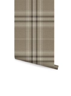 a tan plaid wallpaper with a white background