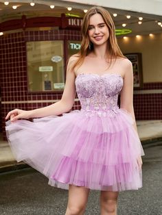 Tulle Mini Dress With Corset Back And Sweetheart Neckline, Strapless Tulle Ball Gown For Prom, Tulle Strapless Dress For Prom, Strapless Tulle Dress For Prom Season, Strapless Tulle Evening Dress For Prom, Tulle Strapless Dress For Prom Season, Tulle Mini Dress With Boned Bodice And Sweetheart Neckline, Strapless Tulle Dress With Sheer Bodice, Prom Season Strapless Dress With Sheer Bodice