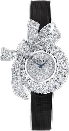 Elegant Black Diamond Accented Watch, Elegant Black Diamond-accented Watch, Elegant Diamond Watch For Parties, Elegant Silver Diamond Watch For Party, Black Diamond Evening Watch, Elegant Round Dial Jewelry And Watches For Gift, Luxury Silver Watch For Parties, Elegant Silver Watches For Party, Timeless Diamond Jewelry And Watches For Gifts