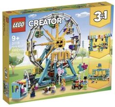 the lego creator ferris wheel is in its box