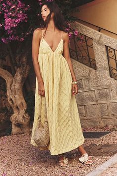 Triangle Dress, Free People Summer, Metal Dress, Yellow Fits, Mauve Dress, Shop Till You Drop, Dress Free People, Summer Capsule, Italian Summer