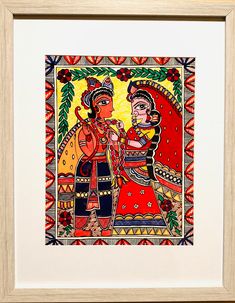 "This is a Print- Signed copy of my original painting. This art is called Madhubani Painting an ancient art. This is a picture of Ram sita marriage ceremony from Ramayana. The size of the picture is 8\"/10\". Frame not included. Shipping Free❤️❤️" Ram Sita Marriage, Ram Sita Painting, Sita Painting, Mithila Art, Ram Sita, Hinduism Art, Madhubani Art, Madhubani Painting, 10 Frame