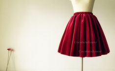 Custom Made(your own size, your preferred color, even your own design). Color Burgundy/Red Wine The price of velvet skirt getting to the regular price, 56.99usd. if you need more than 2 skirts, please contact with me for discount. A layer of velvet fabric with underneath lining. High quality velvet skirt Red Wine/Burgundy wrap elastic waistband and it can also be made with zipper and not stretchy Listed skirt is 23.5 inches It is always able to custom make in different length (For extra length, Red Mini Skirt For Cosplay, Elegant Halloween Party Skirt, Red Fitted Skirt For Halloween, Fitted Red Skirt For Halloween, Red A-line Party Skirt, Costume Full Skirt With Gathered Details, Costume Full Gathered Skirt, Fitted Full Skirt For Costume, Red Fitted Skirt For Costume Party