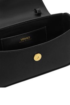 Versace la meduse mini bag in black/gold. Lining 1:100% AOS; Outside:28% SE, 72% VI 7.5" x 2" x 4.7" Made in Italy Bag Versace, Metal Choker Necklace, Metal Choker, Lizzie Fortunato, Pre Fall Collection, Casual Evening, Chunky Jewelry, Jennifer Fisher, Work Jewelry