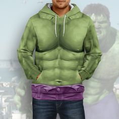 Superhero Hoodie For Streetwear, Character Print Long Sleeve Hoodie For Sports, Green Long Sleeve Hoodie For Gym, Sporty Hooded Hoodie With Character Print, Green Hoodie For Gym In Winter, Green Winter Hoodie For Gym, Winter Green Hoodie For Gym, Winter Gym Green Hoodie, Green Long Sleeve Sweatshirt For Gym